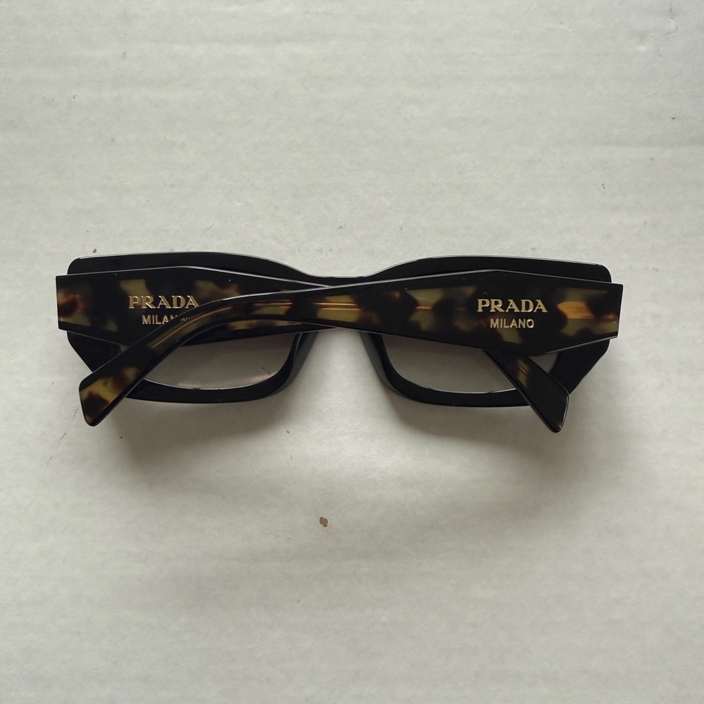 Prada Black and Brown Sunglasses